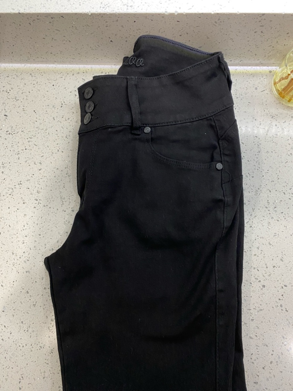 High-Rise Black Women’s Jeans